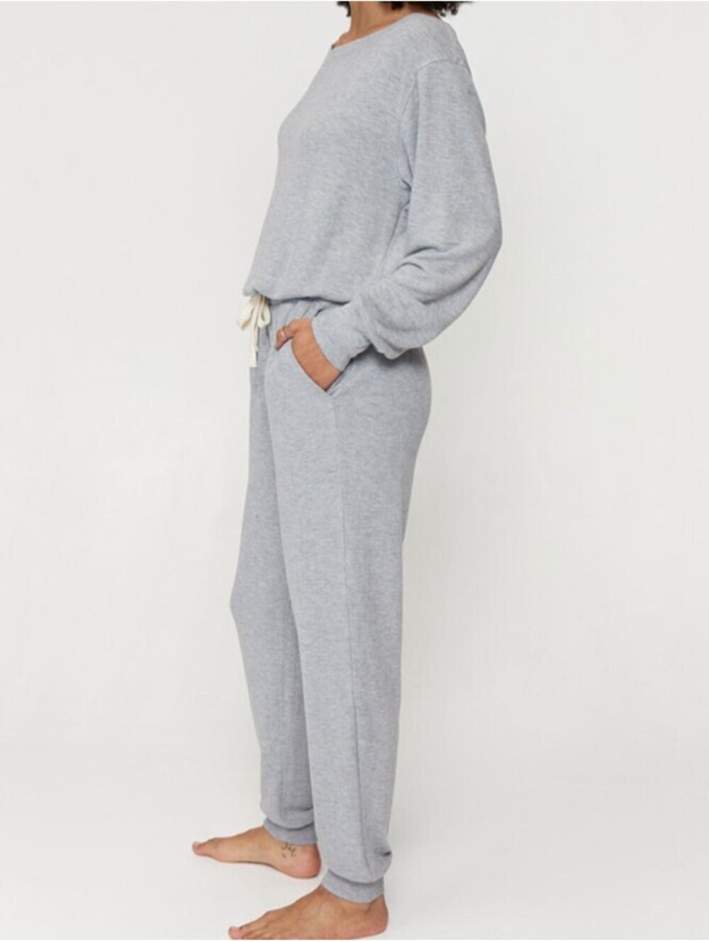 SPIRITUAL GANGSTER gray sweatshirt jumpsuit sz XL NWT